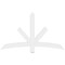 Ekena Millwork Alberta Architectural Grade PVC Gable Bracket, 60"W x 35"H x 2"D x 4"F, 14/12 Pitch GBP060X35X0204ALB00 - alternate 3